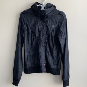 Element Zip-Up Jacket Coat W/ Hidden Hood